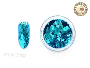 2 x 3mm Turquoise Diamond Shape Glitter (DM05)