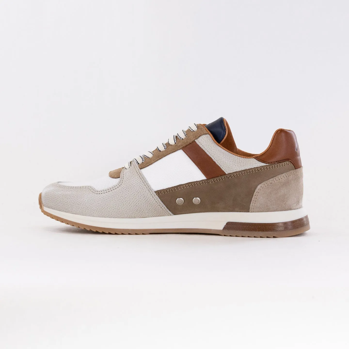 Ambitious Slow Line Sneaker (Men's) - Leather/Textile Grey/Camel