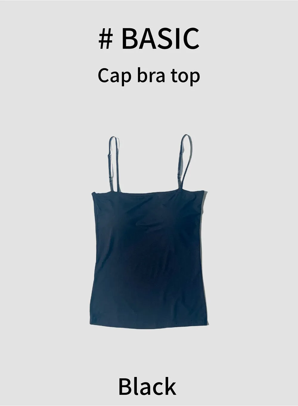 Bra Cap Sleeveless Top #B13