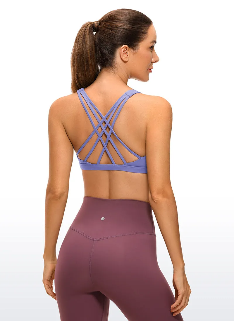 Brushed Nakedfeel Bra Criss Cross Back