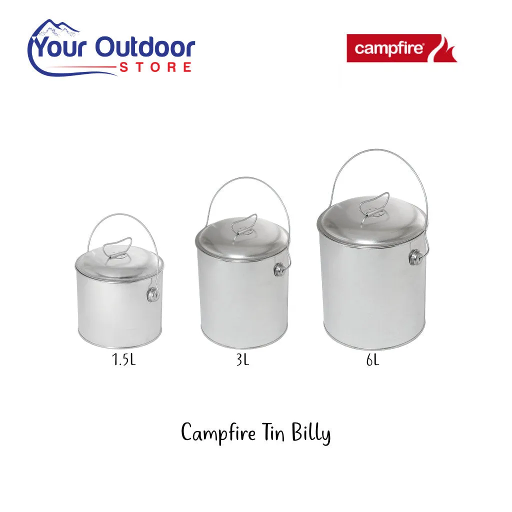 Campfire Billy Tin with Lid