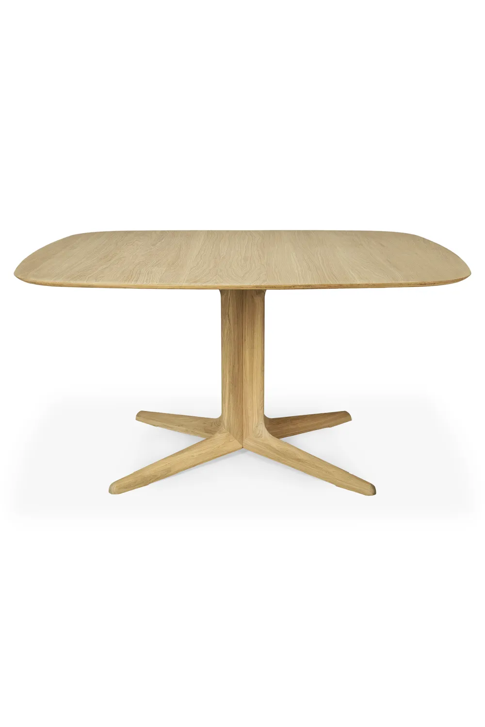 Central-Footed Oiled Oak Dining Table | Ethnicraft Corto