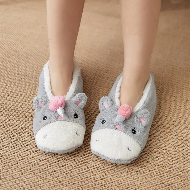 Coral Fleece Slipper Socks for Women