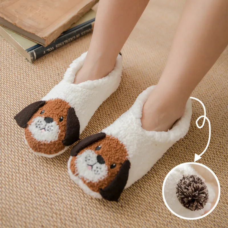 Coral Fleece Slipper Socks for Women