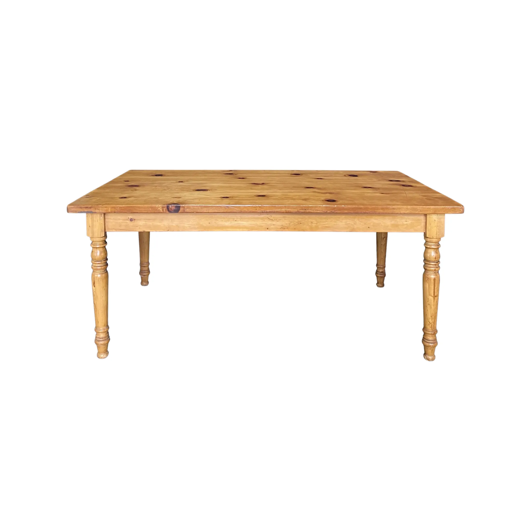 Country English Pine Farmhouse Dining Table