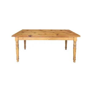 Country English Pine Farmhouse Dining Table