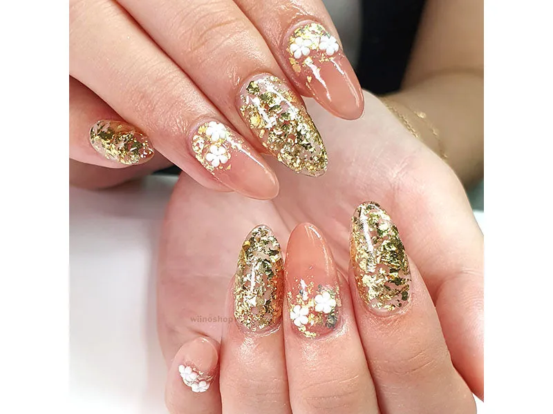 Crisp Foil Leaf Flakes Nail Art Decoration