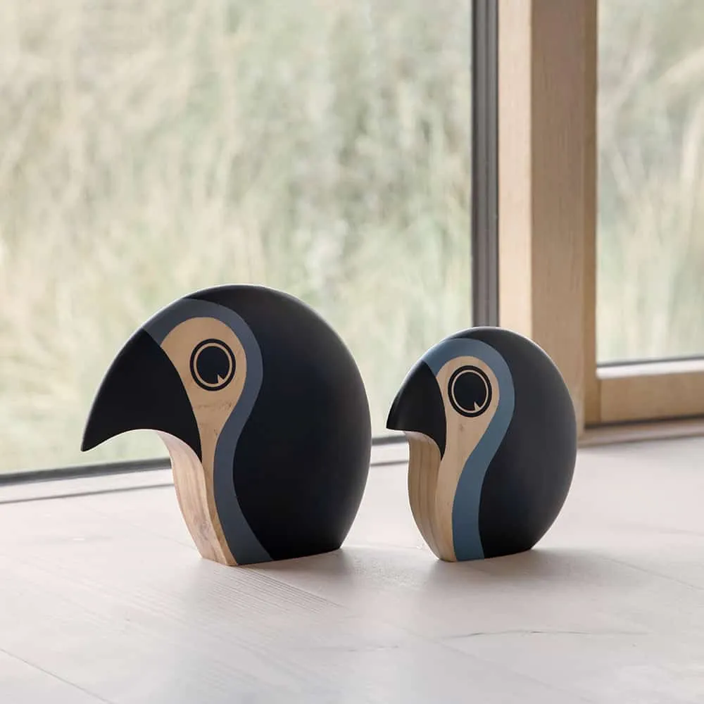 Discus Bird Wooden Figure