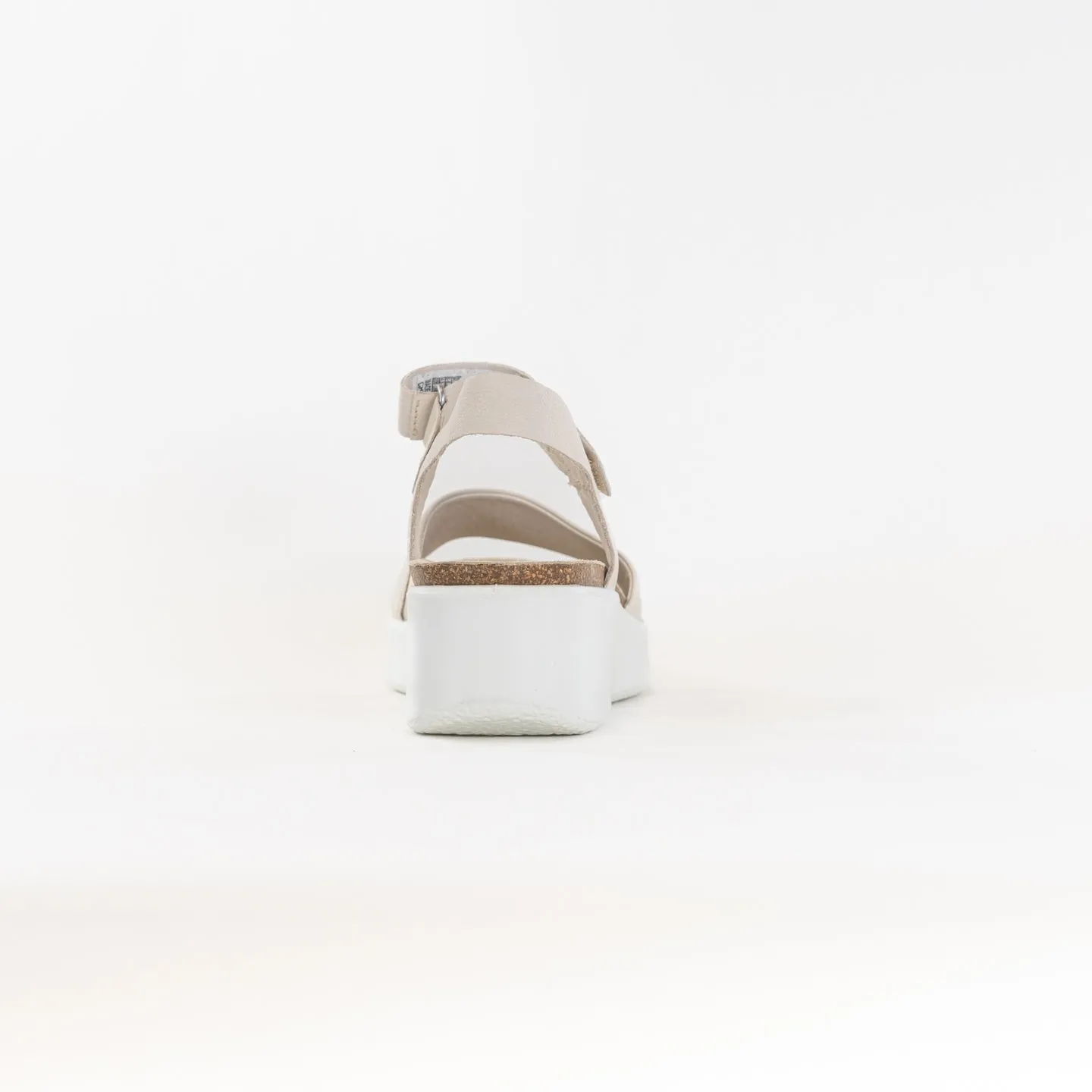 ECCO Flowt Wedge Cork Sandal (Women's) - Limestone