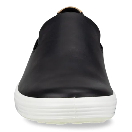 Ecco Soft 7 Slip On LX Sneaker - Black / Powder