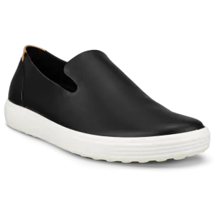 Ecco Soft 7 Slip On LX Sneaker - Black / Powder