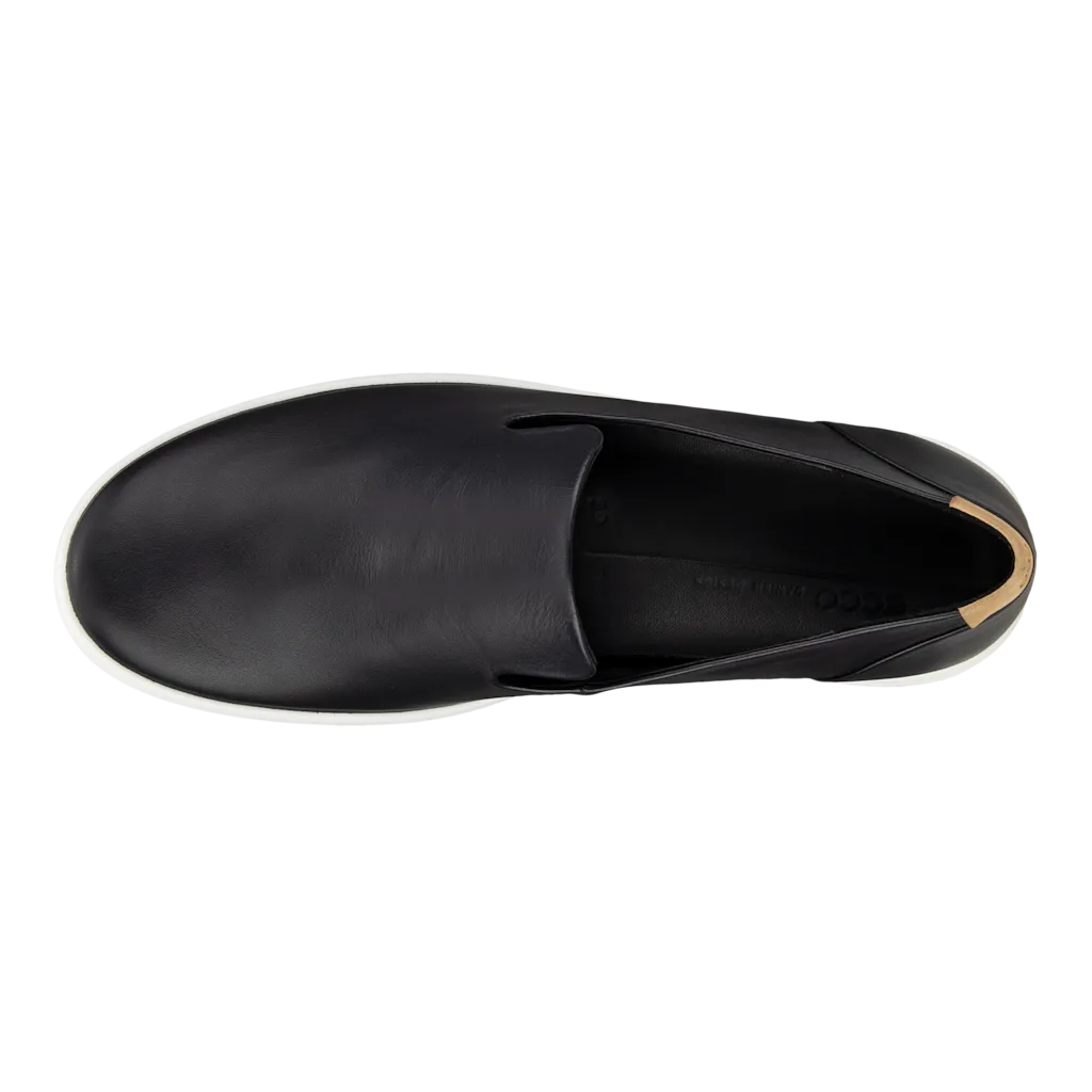 Ecco Soft 7 Slip On LX Sneaker - Black / Powder