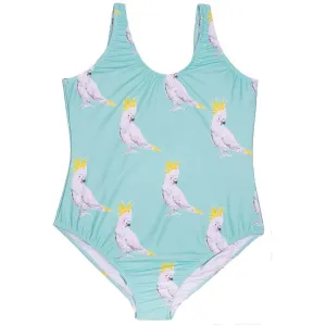 Green Cockatoo Women's One Piece Swimmers