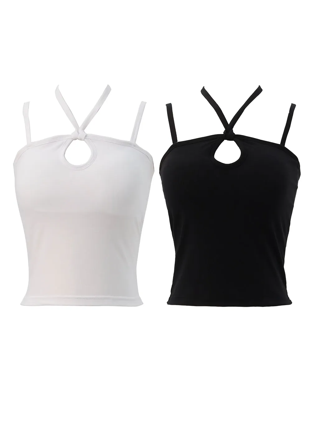 Halter-Neck Bra-Cap Cami IG320