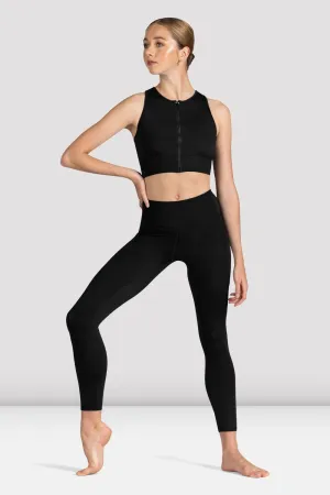 Ladies Kya Zip Front Crop Top