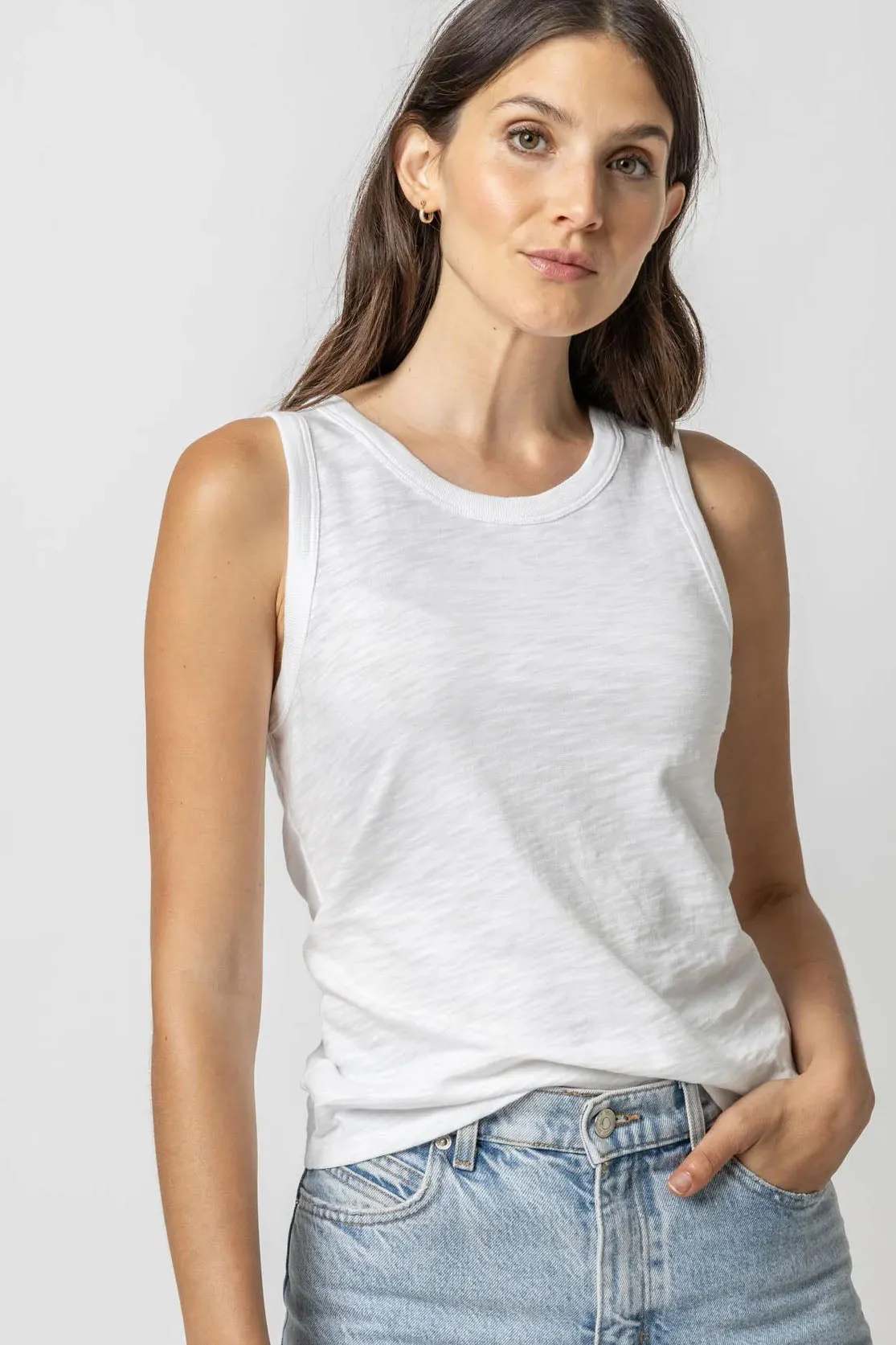 Lilla P Back Seam Tank