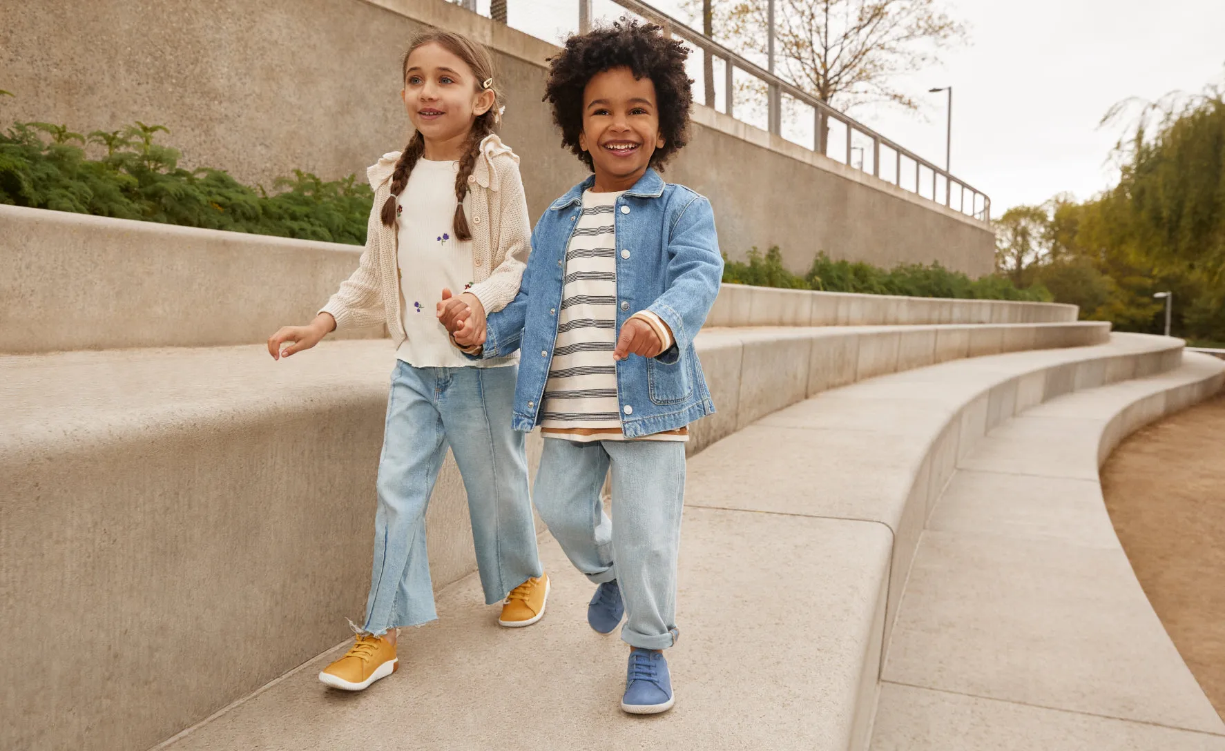 Little Kids' KNX Leather Sneaker  |  Martini Olive/Evening Primrose