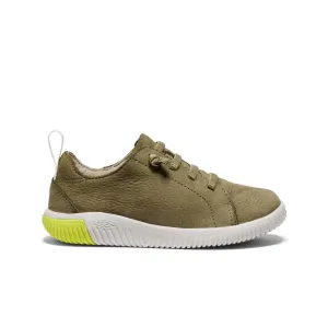 Little Kids' KNX Leather Sneaker  |  Martini Olive/Evening Primrose