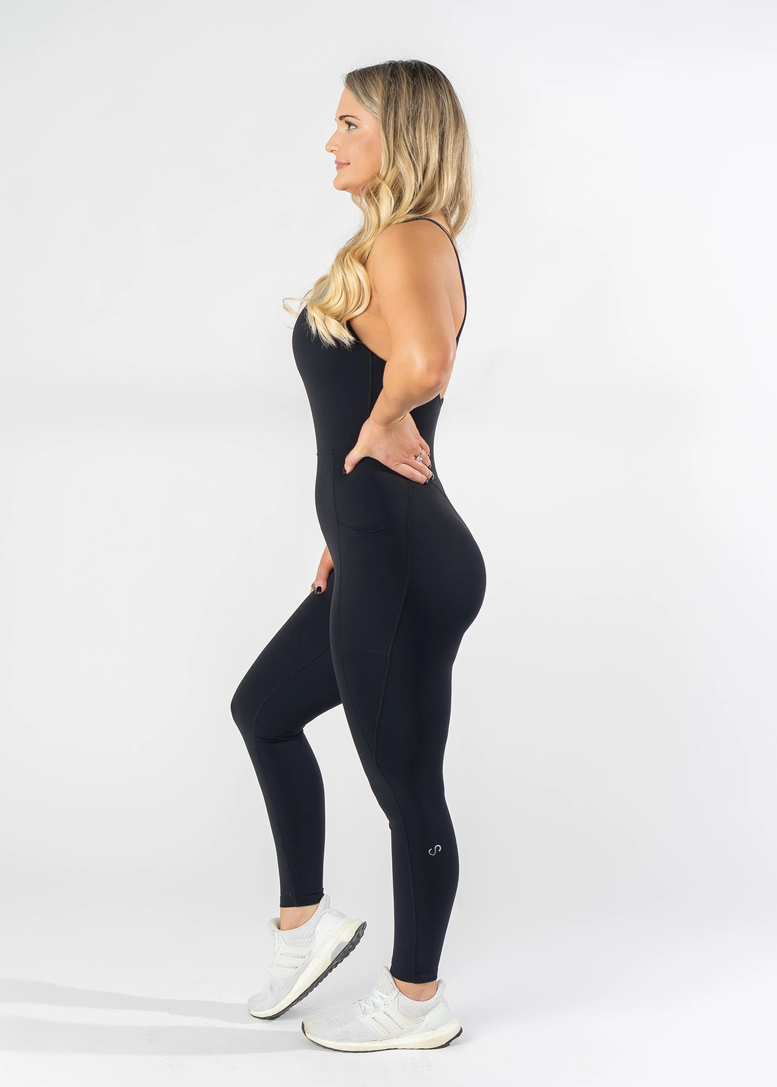 NKD Strappy Bodysuit With Pockets | Black