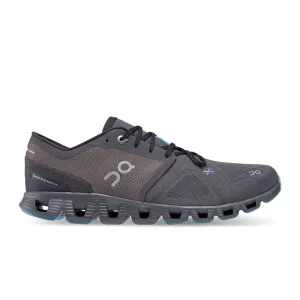 On Running Cloud X 3 Running Shoe (Men) - Eclipse/Magnet