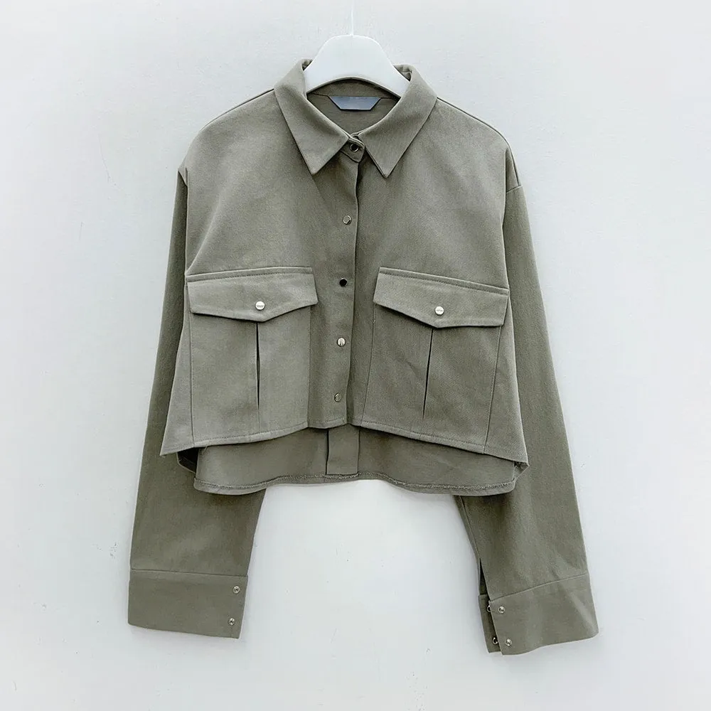 Pocket Shirt Daily Jacket L1002