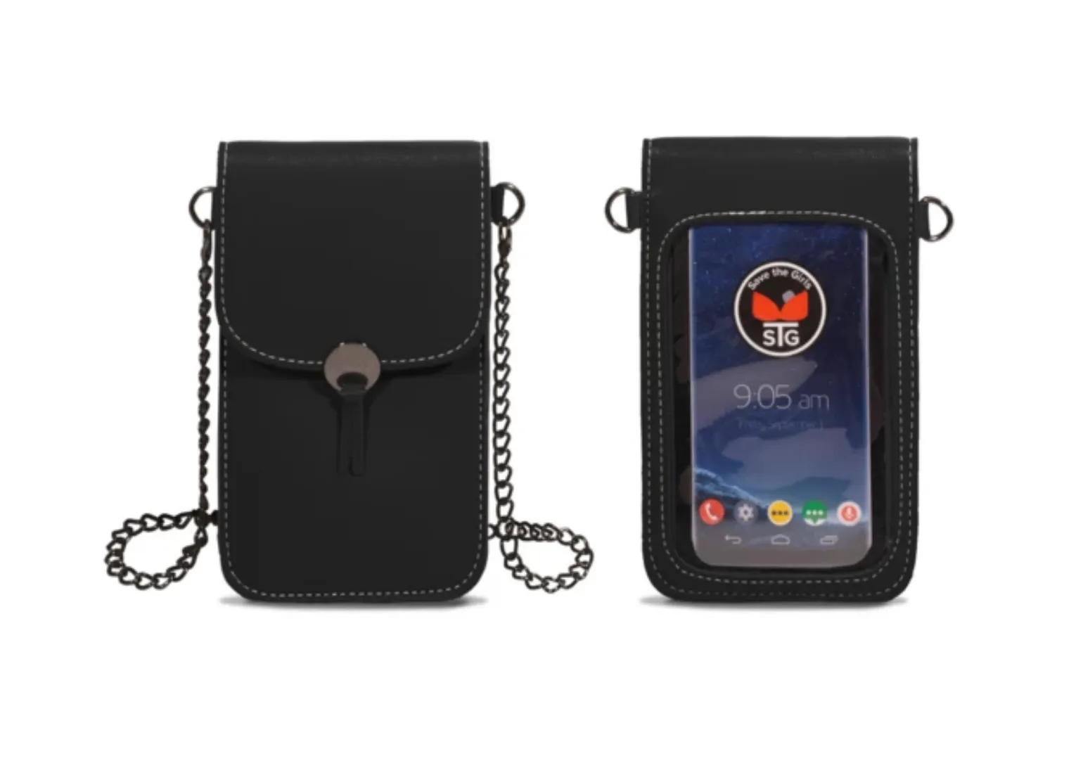 "Colorado" Wallet Purse with See Through Touch Phone Pocket