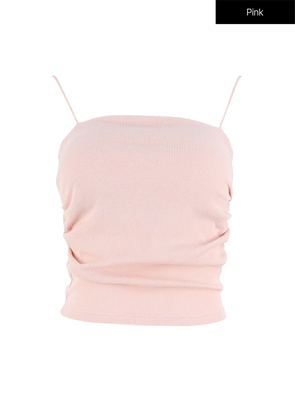 Ruched Bra Capped Camisole OS325