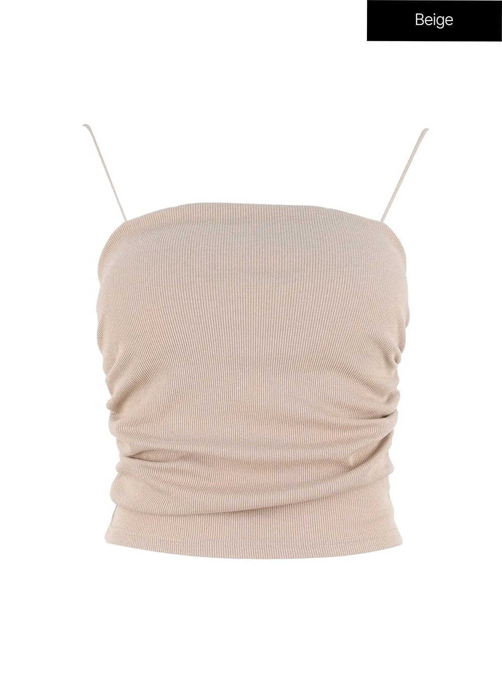 Ruched Bra Capped Camisole OS325