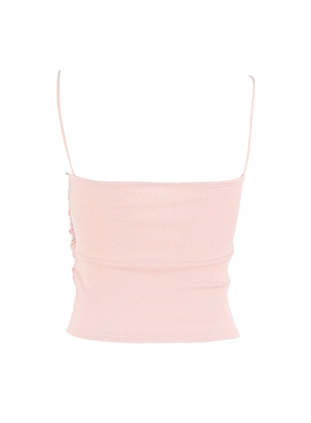 Ruched Bra Capped Camisole OS325