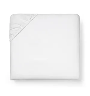 Sferra Classico Fitted Sheet, White