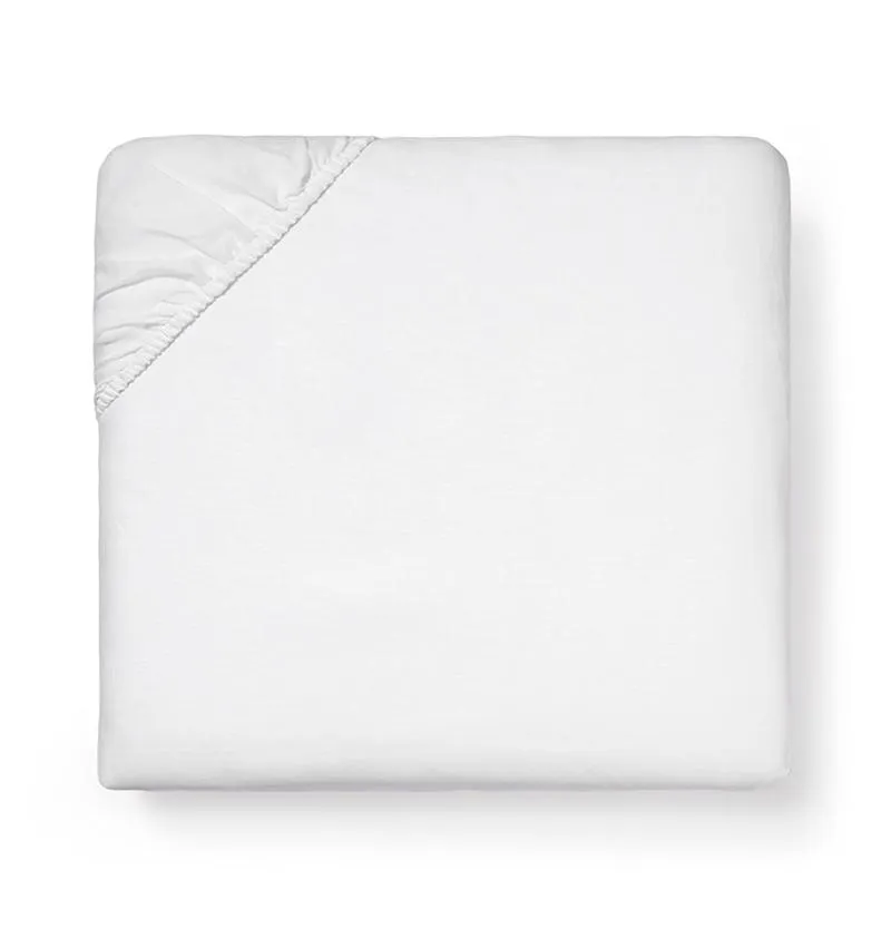 Sferra Classico Fitted Sheet, White