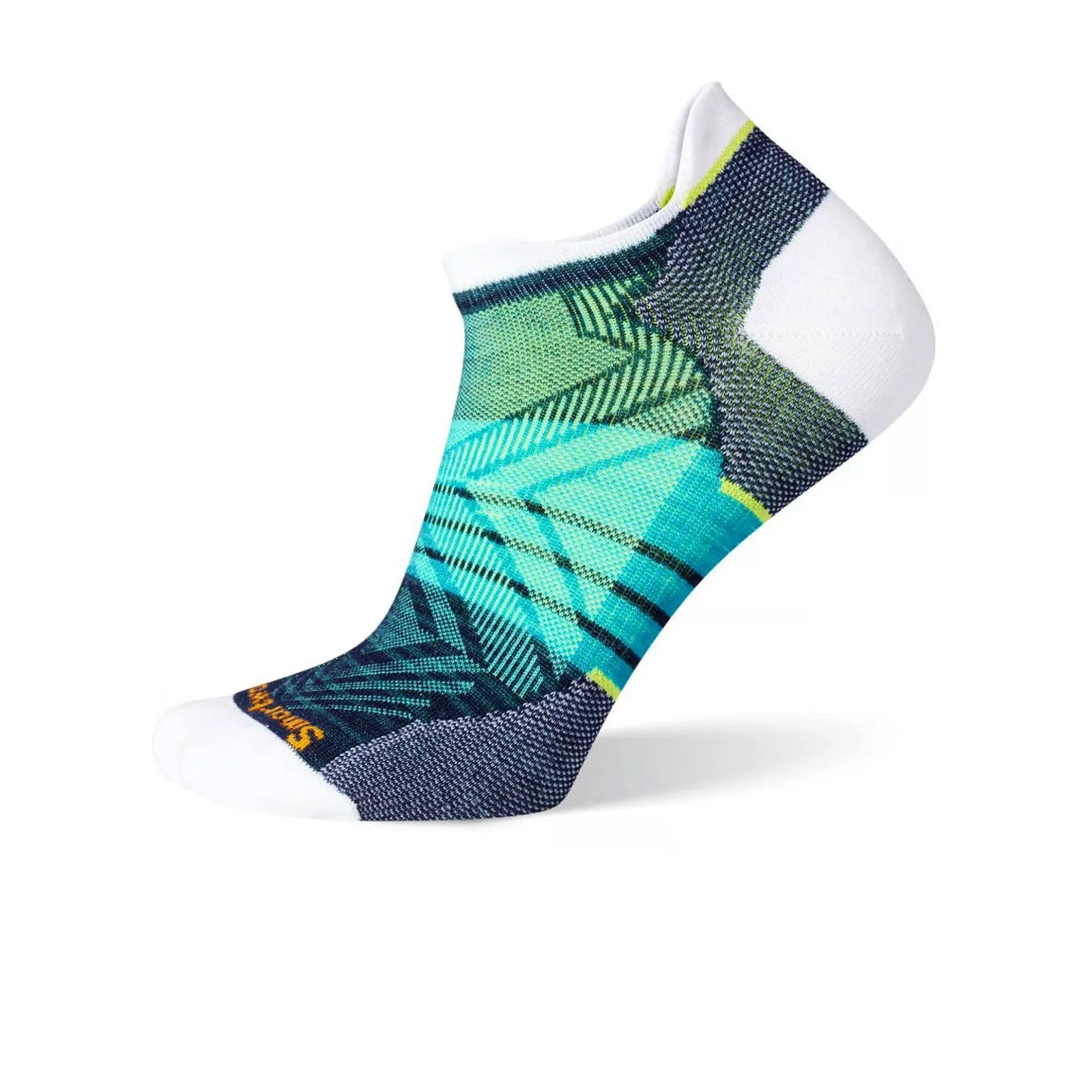 Smartwool Run Zero Cushion Stripe Low Ankle Sock (Women) - White