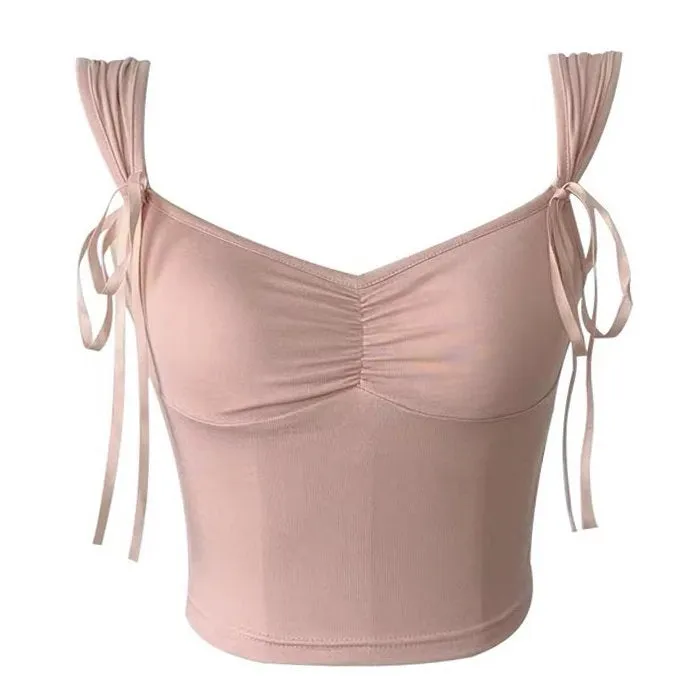 Soft Girl Bra Crop Top