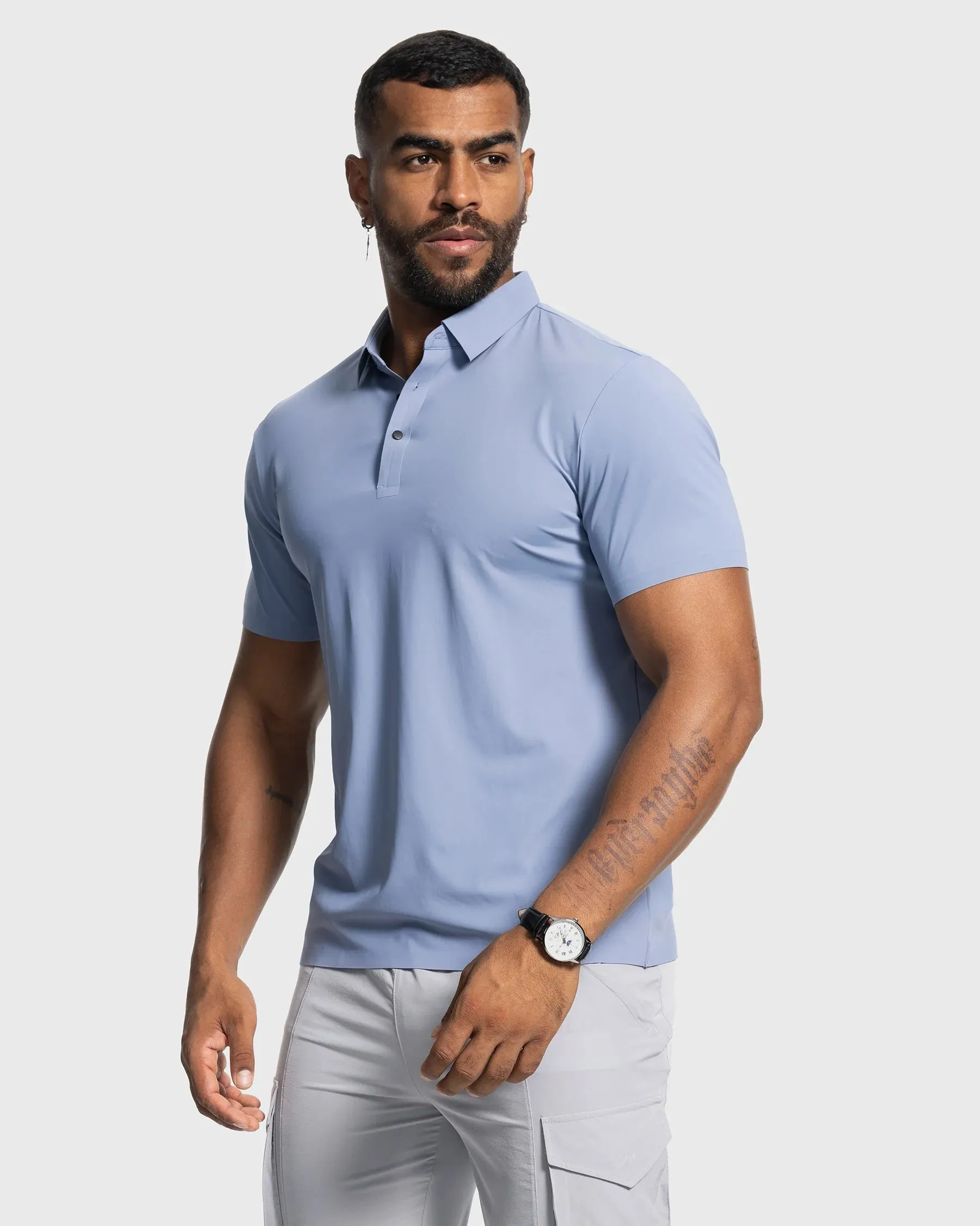 Stay Cool Performance Seamless Polo