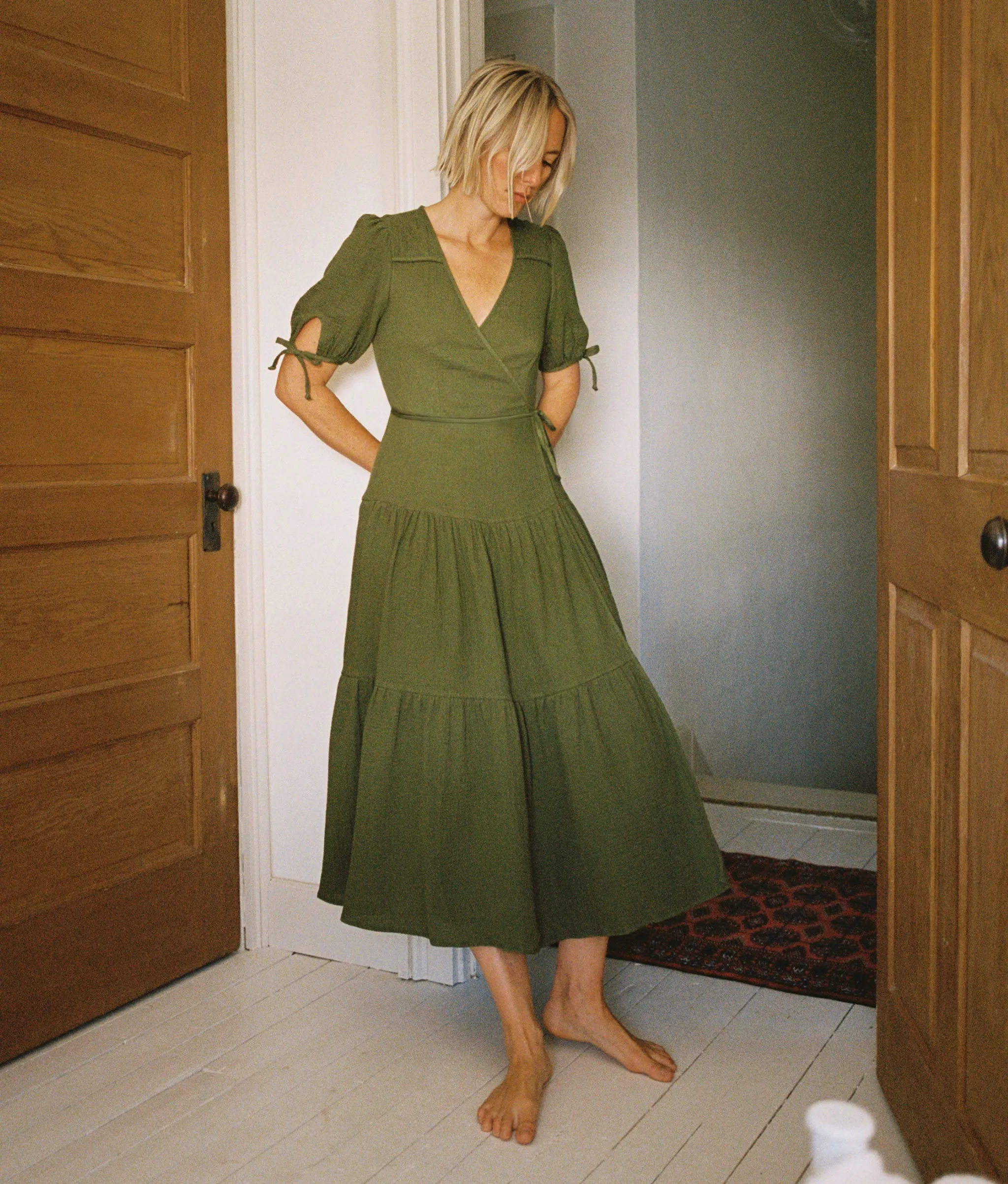 The Augusta Dress | Forest Gauze