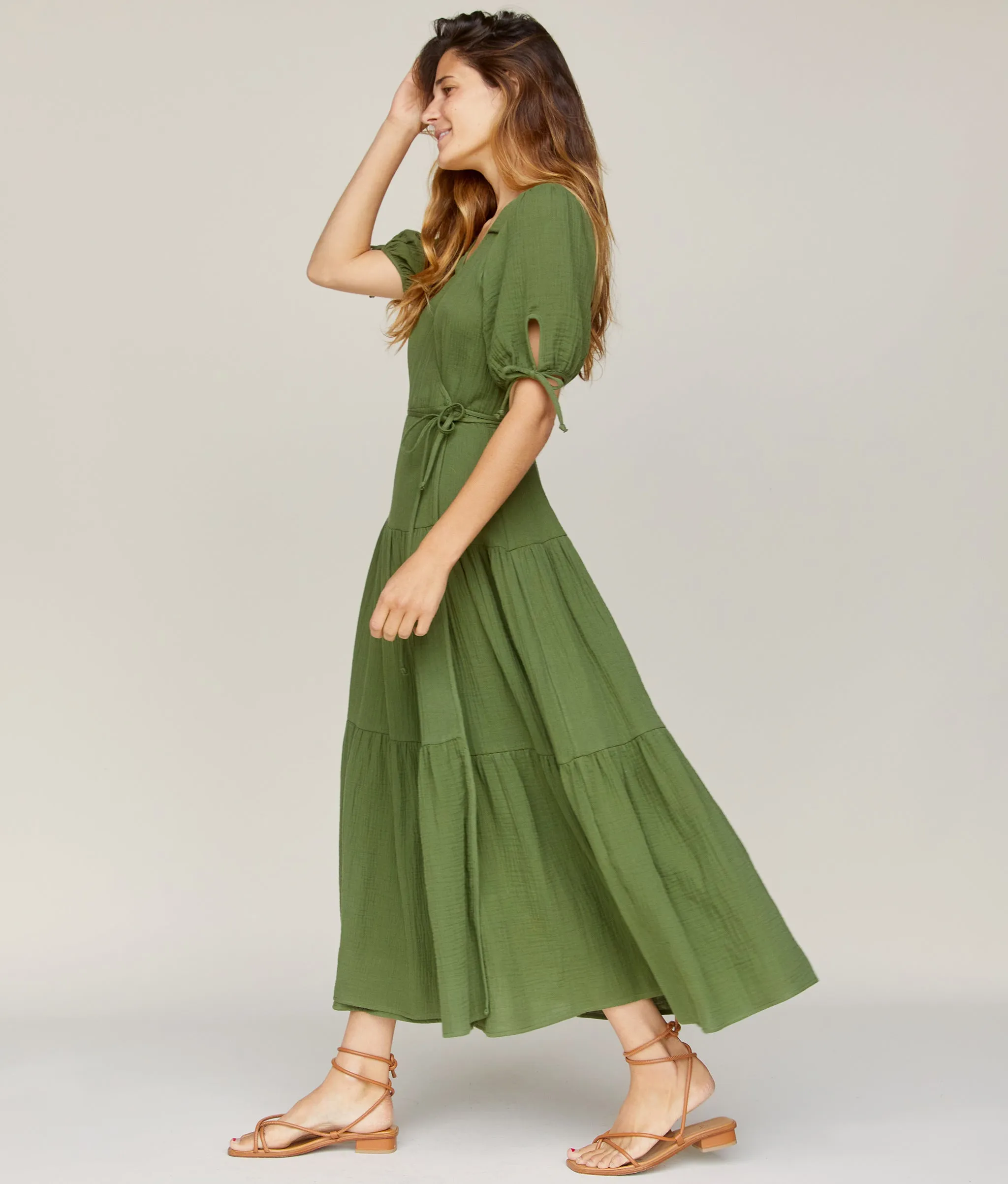 The Augusta Dress | Forest Gauze