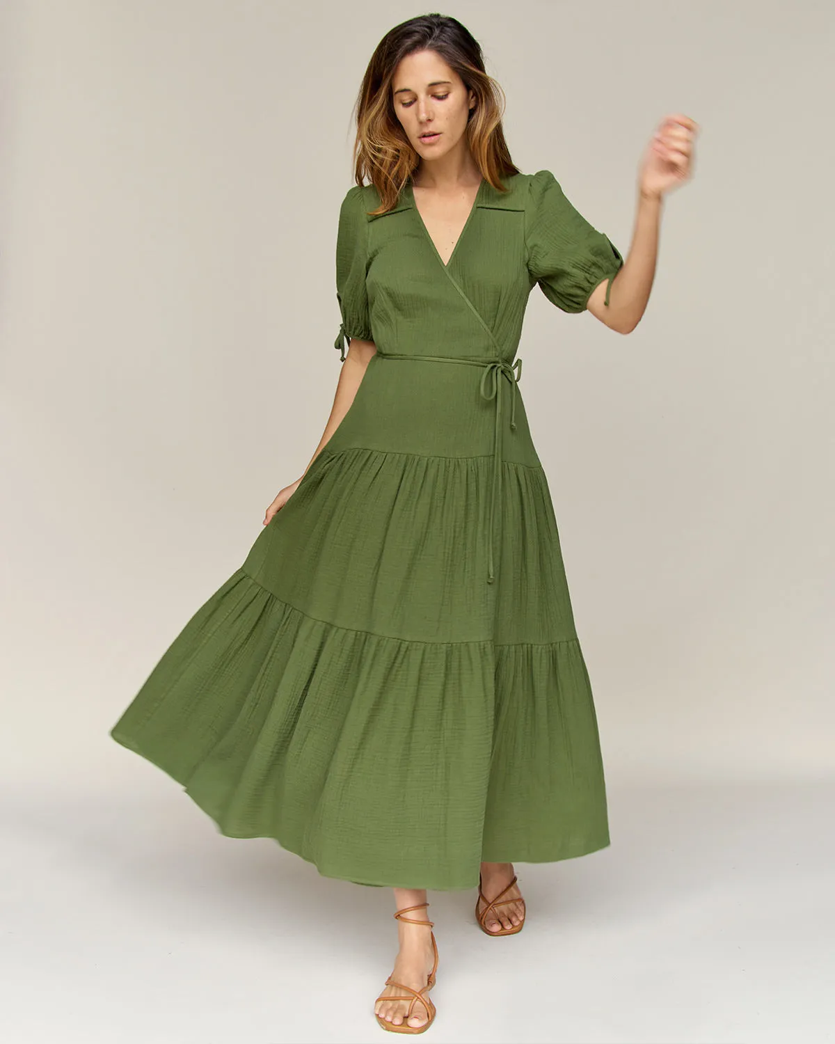 The Augusta Dress | Forest Gauze