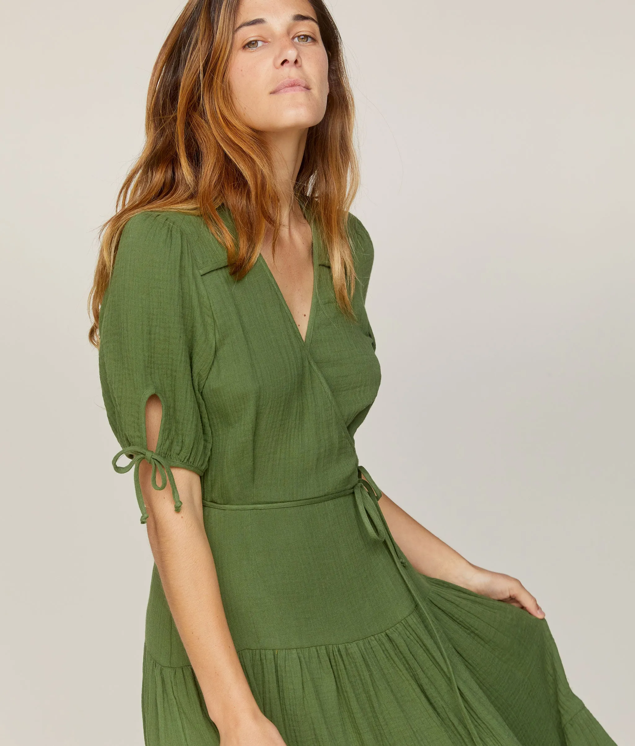 The Augusta Dress | Forest Gauze