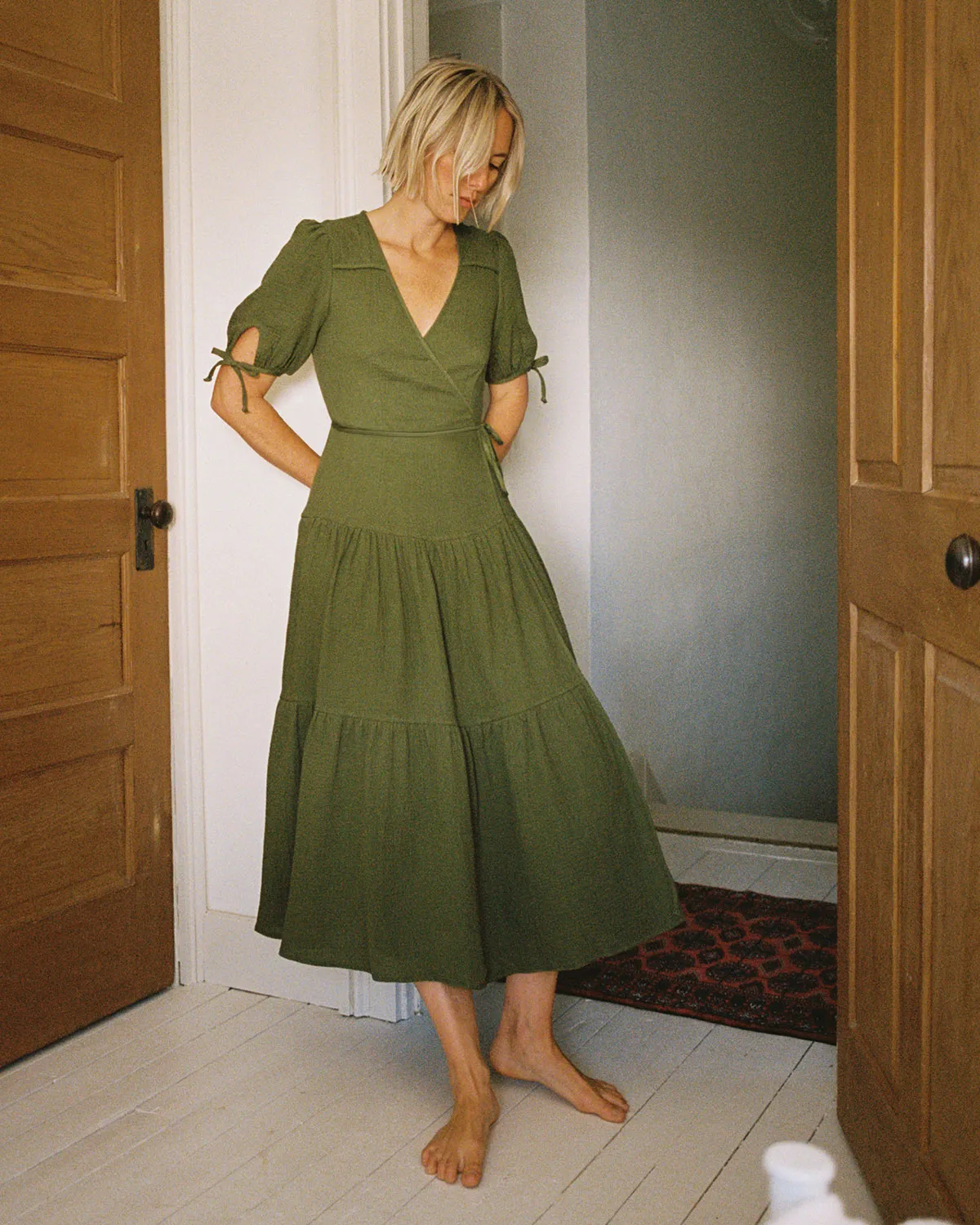 The Augusta Dress | Forest Gauze