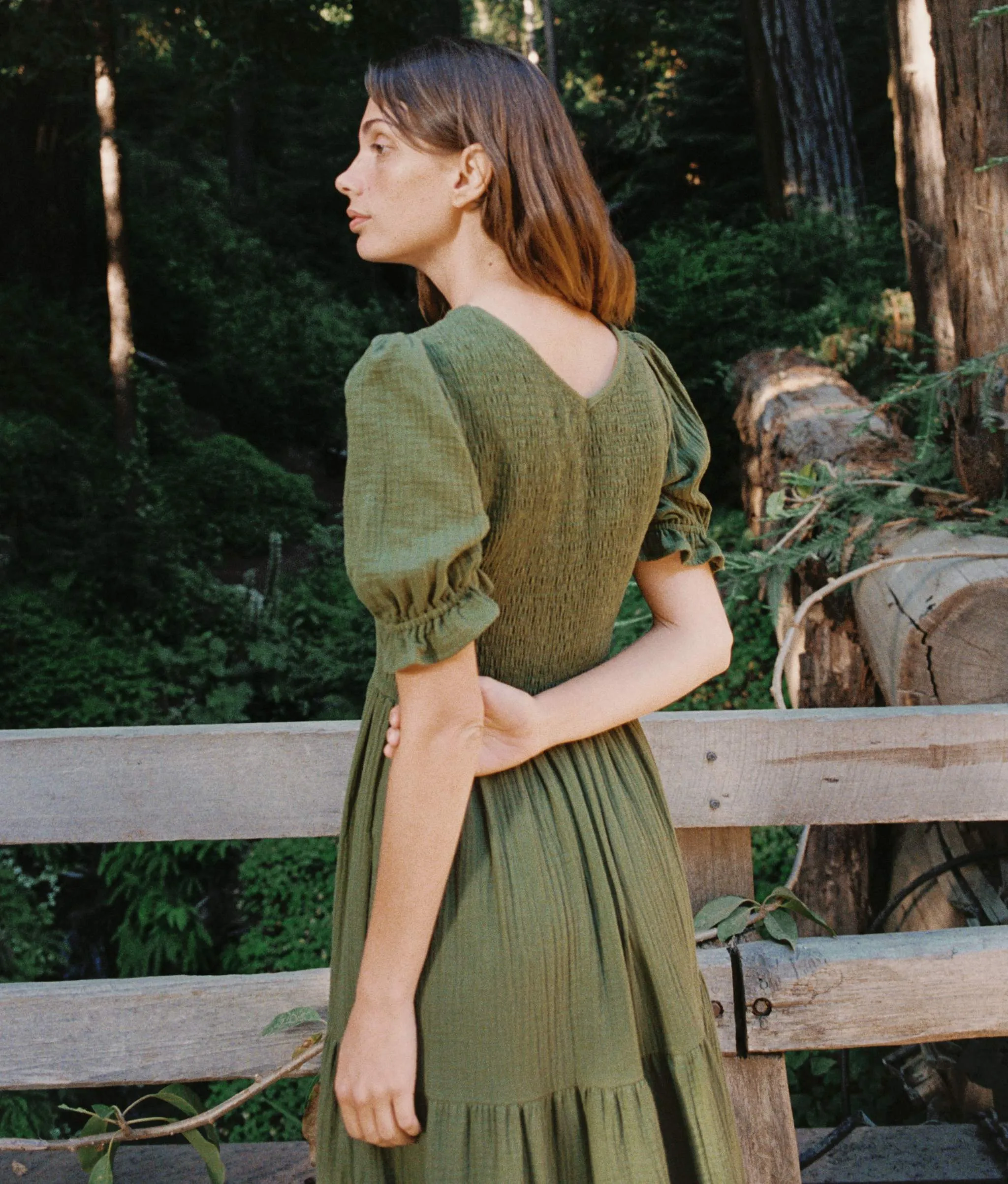 The Brooklyn Dress | Forest Gauze