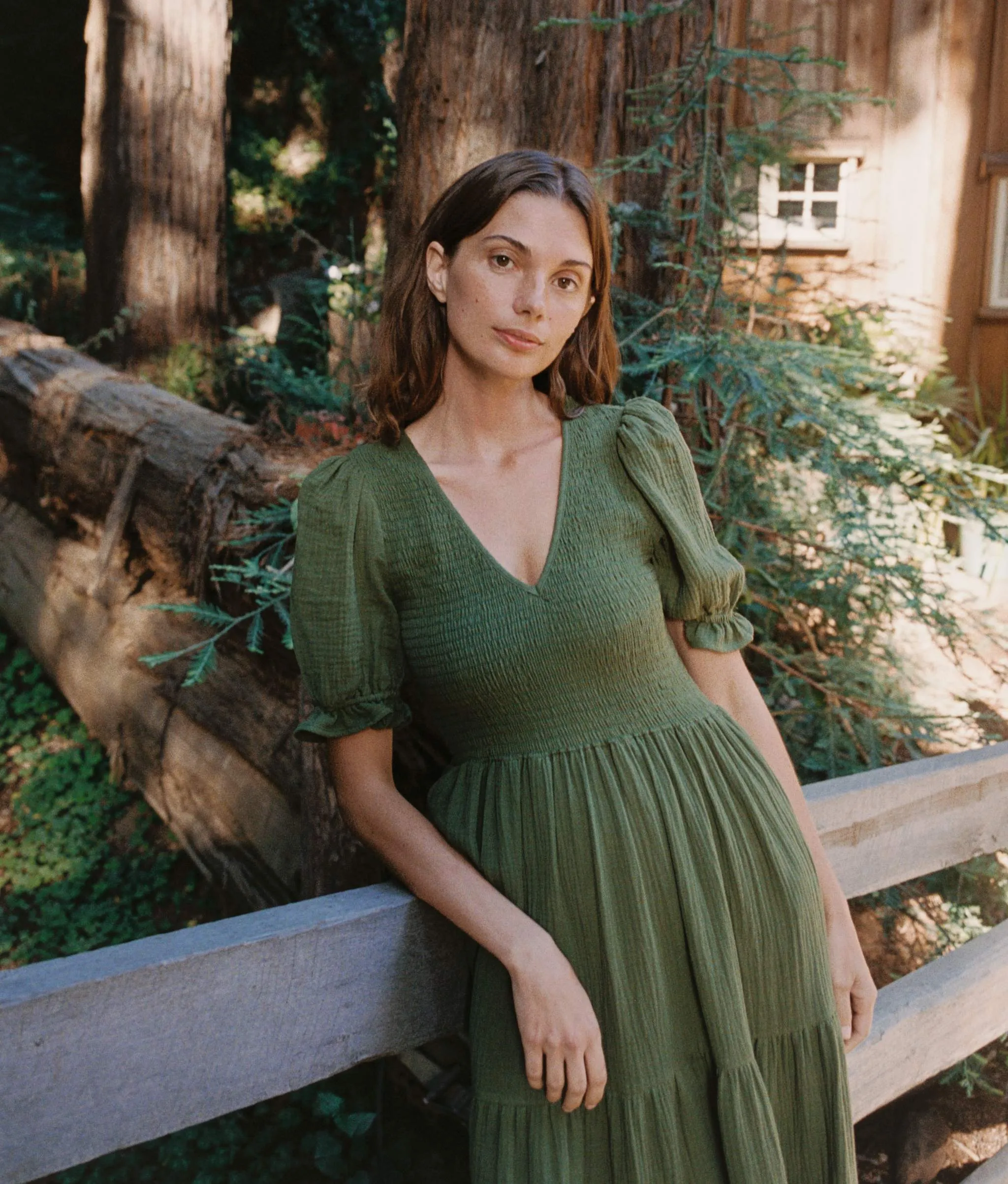 The Brooklyn Dress | Forest Gauze