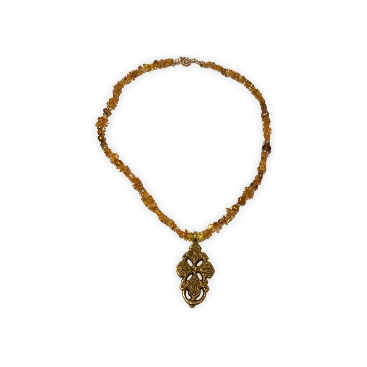 Von Mucci Ethiopian Cross Necklace